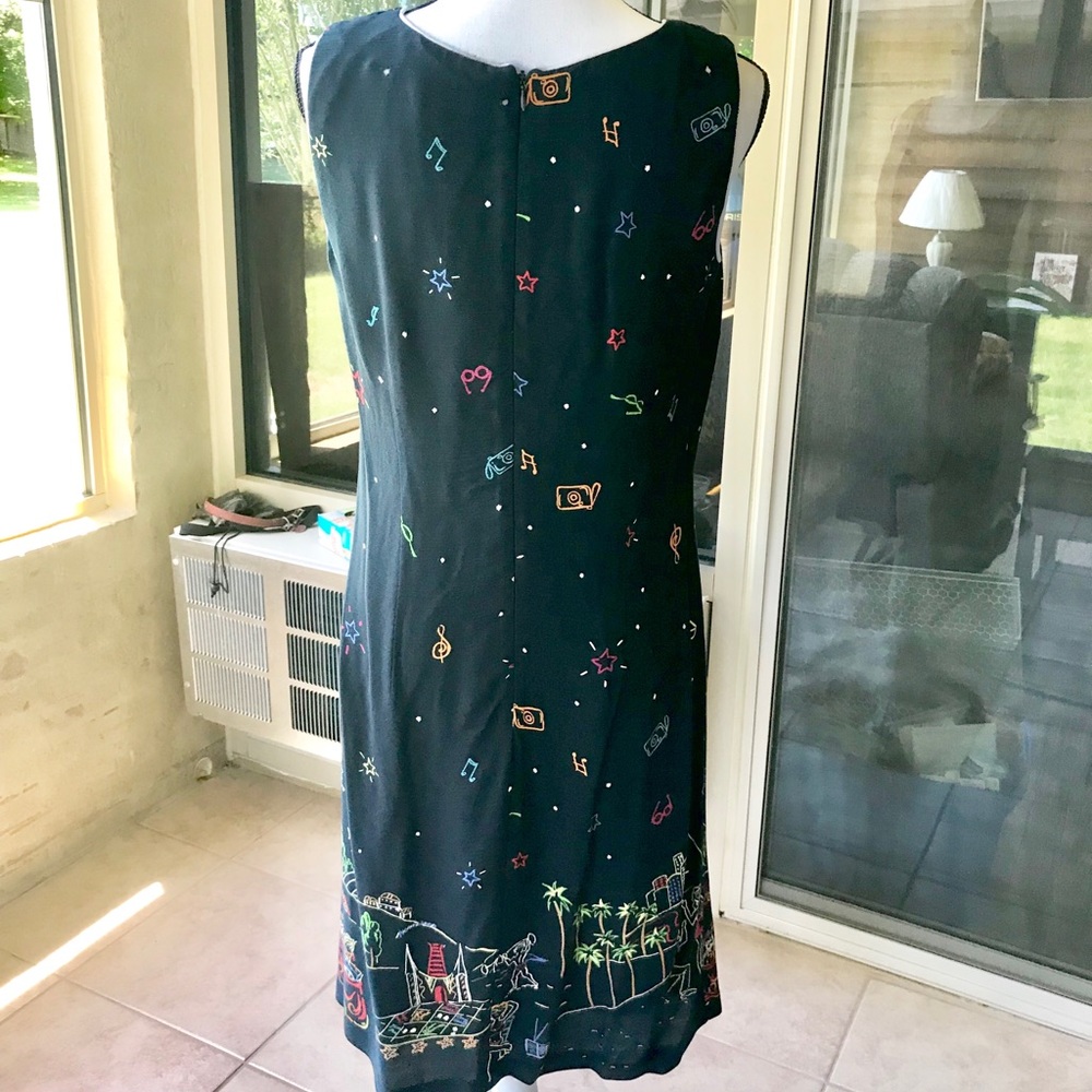 Like New, Sz 10, Sleeveless Black Summer Dress